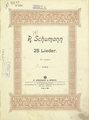 25 Lieder